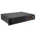 Zasilacz awaryjny UPS RACK 19" 2U PowerBox 510W / 850VA AVR + akumulator AGM 9Ah GT