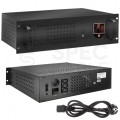 Zasilacz awaryjny UPS RACK 19" 3U PowerBox 720W / 1200VA AVR + 2 akumulatory AGM 7Ah GT