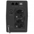 Zasilacz awaryjny UPS TOWER 480W / 850VA 1x9 Ah H/850F/LED/V2 HOME ARMAC