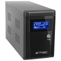 Zasilacz awaryjny UPS TOWER 650W /1000VA 2x7 Ah O/1000F/LCD OFFICE ARMAC
