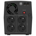 Zasilacz awaryjny UPS TOWER 900W / 1500VA 2x7,2 Ah VI 1500 STL FR PowerWalker