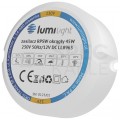 Zasilacz do puszki instalacyjnej, IP67, średnica 55mm, głębokość 22mm ,12V 3,75A 45W uniwersalny Lumilight
