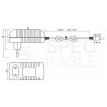 Zasilacz wtyczkowy 12V 2A 24W uniwersalny DC 2,1/5,5 MW Power