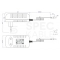 Zasilacz wtyczkowy 9V 1A 9W uniwersalny DC 2,1/5,5 MW Power