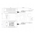 Zasilacz wtyczkowy desktop 9V 2A 18W uniwersalny DC 2,1/5,5 MW Power