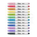 Zestaw 12 pastelowych zakreślaczy 2w1 Sharpie S-Note MIX kolorów (ścięta końcówka)