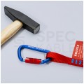 Zestaw 2 karabińczyków TT z kołkami zabezpieczającymi KNIPEX 00 50 03 T BK