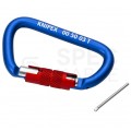 Zestaw 2 karabińczyków TT z kołkami zabezpieczającymi KNIPEX 00 50 03 T BK