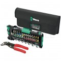 Zestaw bitów 40szt "Tool-Check Combi" + szczypce nastawne Cobra 87 01 125 WERA