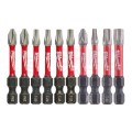 Zestaw bitów udarowych 10szt. breloczek z karabińczykiem Shockwave Impact Duty MILWAUKEE
