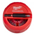 Zestaw bitów udarowych 15szt. z uchwytem magnetycznym 60mm w kasecie Shockwave Impact Duty MILWAUKEE
