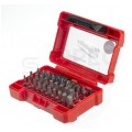Zestaw bitów udarowych 32szt. z uchwytem SHOCKWAVE 1/4'' Hex 73mm w kasecie Shockwave Impact Duty MILWAUKEE