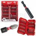 Zestaw bitów udarowych 56szt. z uchwytem do bitów w kasecie Shockwave Impact Duty MILWAUKEE