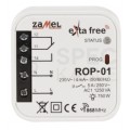 Zestaw do sterowania bezprzewodowego: dopuszkowy odbiornik radiowy ROP-01, nadajnik bateryjny RNK-02; EXTA FREE ZAMEL
