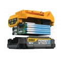 Zestaw dwóch akumulatorów olejoodpornych XR POWERSTACK 18V Li-Ion o pojemności 1.7Ah DCBP034E2 DeWALT