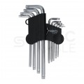 Zestaw kluczy imbusowych Torx T10-T50 z magnesem 9szt. NEO 09-526