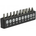 Zestaw kluczy nasadowych 1/2", 1/4", 3/8", płasko-oczkowych, bitów oraz akcesoriów NEO 08-671 Komplet 219 elementów w walizce