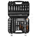 Zestaw kluczy nasadowych 1/2" i 1/4", bitów oraz akcesoriów 110 elementów w walizce NEO 10-066
