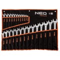 Zestaw kluczy płasko-oczkowych 6-32mm 26 elementów oraz etui NEO 09-754