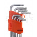 Zestaw kluczy Torx T10 - T50 + imbus 1,5mm - 10mm 18 sztuk Kraft&Dele