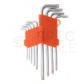 Zestaw kluczy Torx T10 - T50 + imbus 1,5mm - 10mm 18 sztuk Kraft&Dele