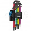 Zestaw kluczy torx trzpieniowych z funkcją przytrzymywania 9szt 8-40 kolor HF WERA