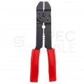Zestaw końcówek kablowych izolowanych 0,5-6mm2 MIX konektorów 100szt w pudełku + zaciskarka 0,5-6mm2 ORNO