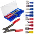 Zestaw końcówek kablowych izolowanych 0,5-6mm2 MIX konektorów 100szt w pudełku + zaciskarka 0,5-6mm2 ORNO