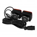 Zestaw magnetycznych lamp / świateł do przyczepy samochodowej (wtyk 7-pin) MAR-POL