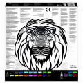 Zestaw markerów permanentnych Sharpie "Lion" 26 kolorów 20x Fine Point 1.0mm + 6x Ultra Fine Point 0.5mm