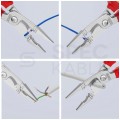 Zestaw narzędzi izolowanych VDE 1kV dla elektryka (Szczypce wielofunkcyjne 6w1 200mm + Szczypce boczne tnące 160mm + Ściągacz izolacji typu Allrounder ErgoStrip) KNIPEX 00 31 30 BK V01
