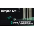Zestaw narzędzi rowerowych wkrętaków wielofunkcyjnych z etui 13 elementów z uchwytem Rapidaptor Bicycle Set 2 WERA