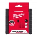 Zestaw nasadek magnetycznych 1/4"' 7-13mm Shockwave 5szt. MILWAUKEE