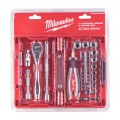 Zestaw nasadek metrycznych 1/4" z grzechotką 38 elementów MILWAUKEE