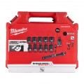 Zestaw nasadek udarowych 1/2'' 10-24mm z akcesoriami w walizce 13szt. Shockwave Impact Duty MILWAUKEE