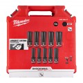 Zestaw nasadek udarowych długich 1/2'' 10-24mm Shockwave Impact Duty 10szt. MILWAUKEE