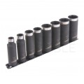 Zestaw nasadek udarowych długich 3/8'' 8-19mm Shockwave Impact Duty 8szt. MILWAUKEE