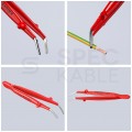 Zestaw Pincet uniwersalnych izolowanych VDE 1kV dla elektryka (5szt w etui) KNIPEX 92 00 04