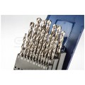 Zestaw polskich wierteł do metalu 1-13 mm 25 szt. HSS szlifowanych BAILDON