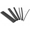 Zestaw rurek termokurczliwych HST-100B czarne 10cm TALVICO 100szt w pudełku