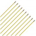 Zestaw skręcanych prętów z włókna szklanego do przeciągania kabli fi:4mm 10x 0,33m z zestawem 5 końcówek NEKU