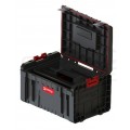 Zestaw skrzynek modułowych na kółkach 3w1: walizka Pro Toolbox + skrzynka Pro Toolbox + skrzynia na kołach Pro Cart Qbrick System PRO SET 1