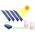 Zestaw solarny 1650W do grzania wody w bojlerach: Przetwornica ECO Solar Boost MPPT-3000 3kW + 4x Panel solarny monokrystaliczny 410W + 2x25mb kabel solarny 4mm2 + złącza MC4