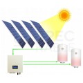 Zestaw solarny 2150W do grzania wody w bojlerach: Przetwornica ECO Solar Boost MPPT-3000 PRO 3.5kW + 5x Panel solarny monokrystaliczny 430W + 2x25mb kabel solarny+ złącza MC4