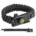 Zestaw survivalowy latarka czołowa, nóż, bransoletka NEO 63-033