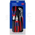 Zestaw Szczypce Bestsellery 3szt. (uniwersalne 180mm + nastawne Cobra 250mm + boczne tnące 160mm) KNIPEX 00 20 09 V01