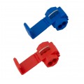 Zestaw szybkozłączek odgałęźnych typ B (1,5-2,5mm2) niebieska + typ R (0,5-1,5mm2) czerwona ADELID 50szt w pudełku