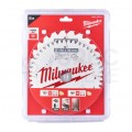 Zestaw tarcz do drewna 190 x 30 mm 2 szt. 24 + 48 zębów TWIN PACK do ręcznych pił tarczowych MILWAUKEE