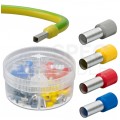 Zestaw tulejek kablowych izolowanych HI / TE DIN 4-16mm2 100szt w pudełku KNIPEX 97 99 907