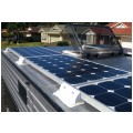 Zestaw uchwytów montażowych + przejściówa dachowa do turystycznych paneli solarnych 100W-180W na kamper